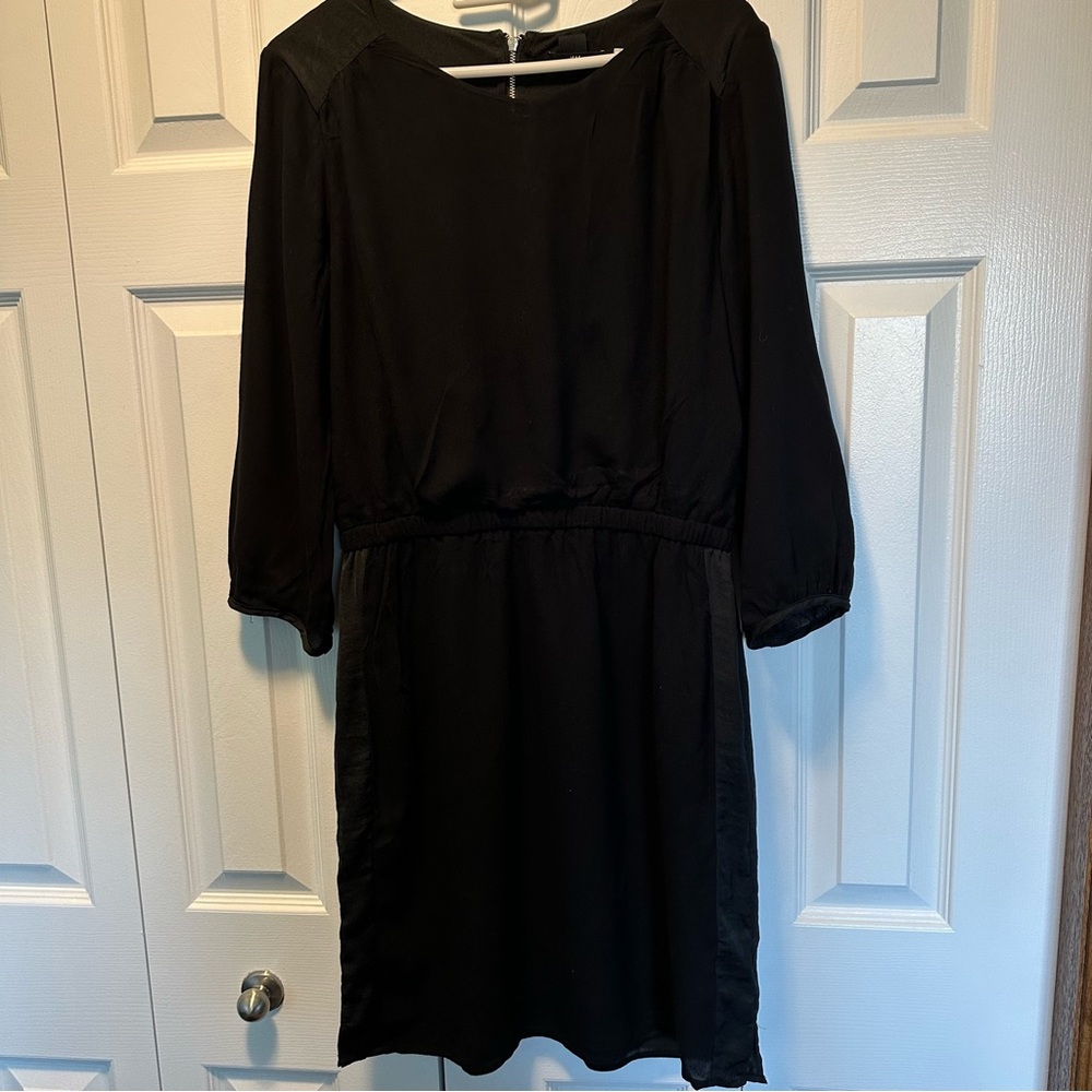 Classic Black Midi Dress